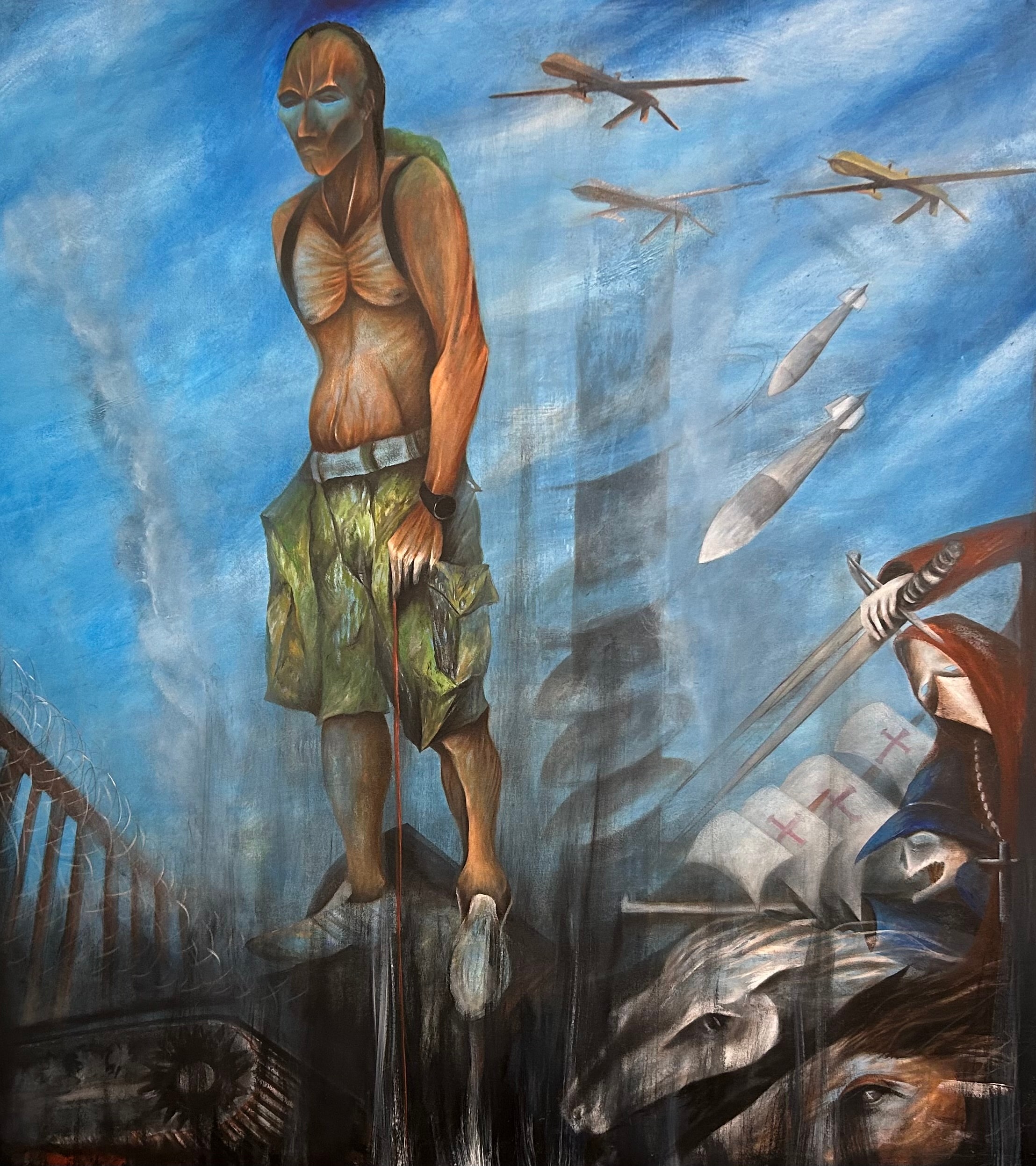 Post Apocalyptic Man by Ricardo Santos Hernández